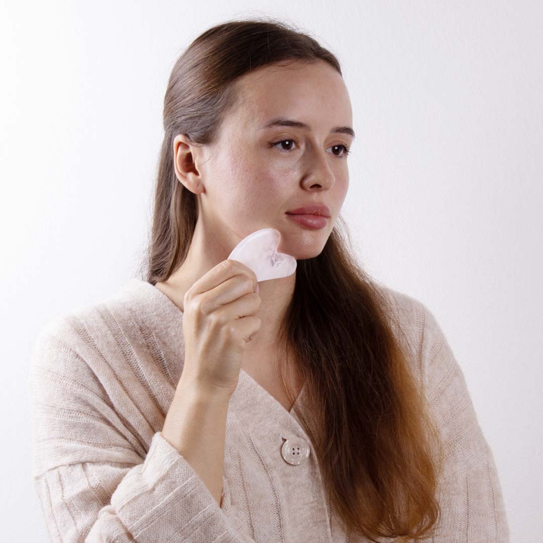 Beauty Facial Massage Set (Gua Sha) with Bellissma Facial Oil