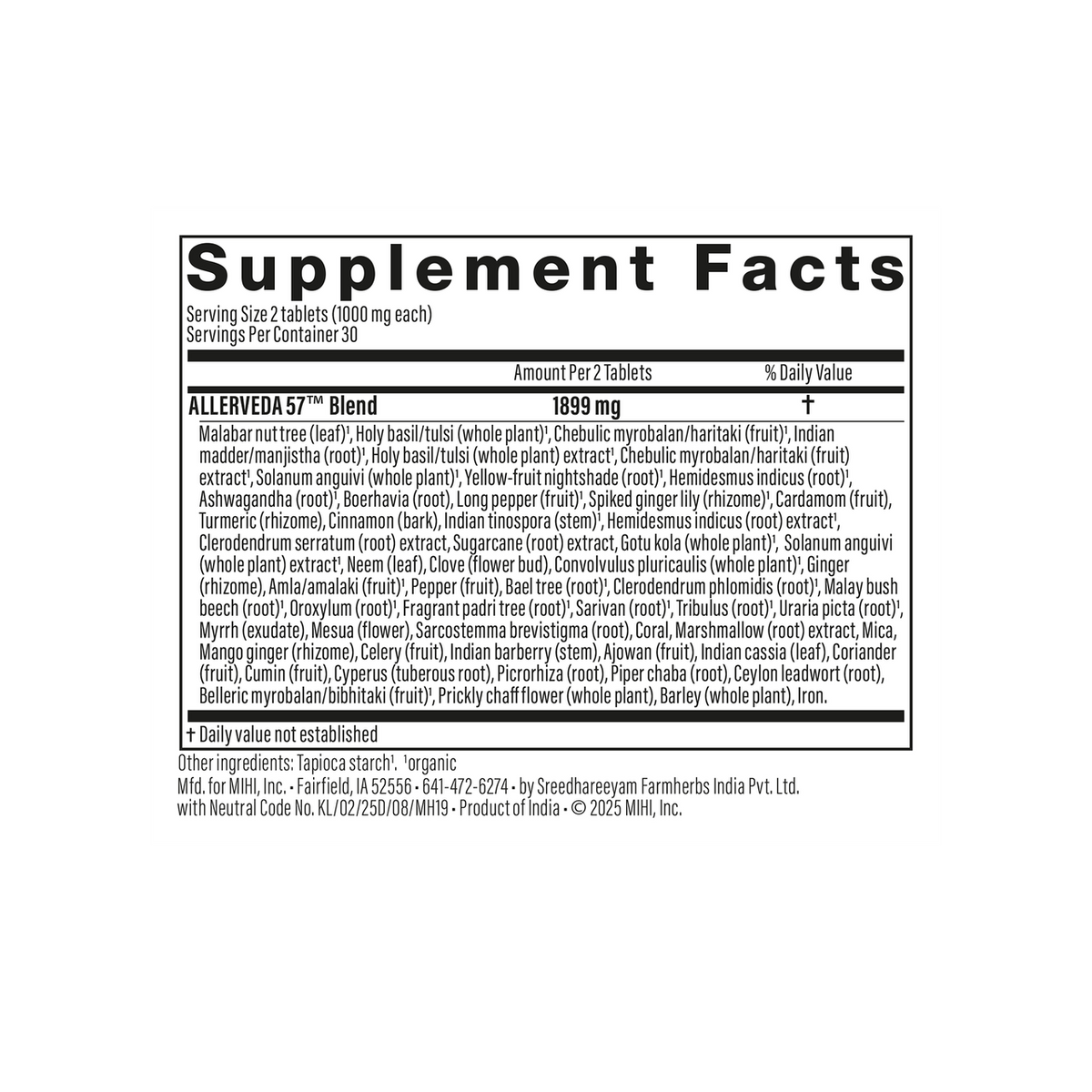 AllerVeda 57 — Year-Round Immunity & Respiratory Support