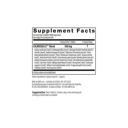 CalmVeda 23 — Heart-Mind Formula