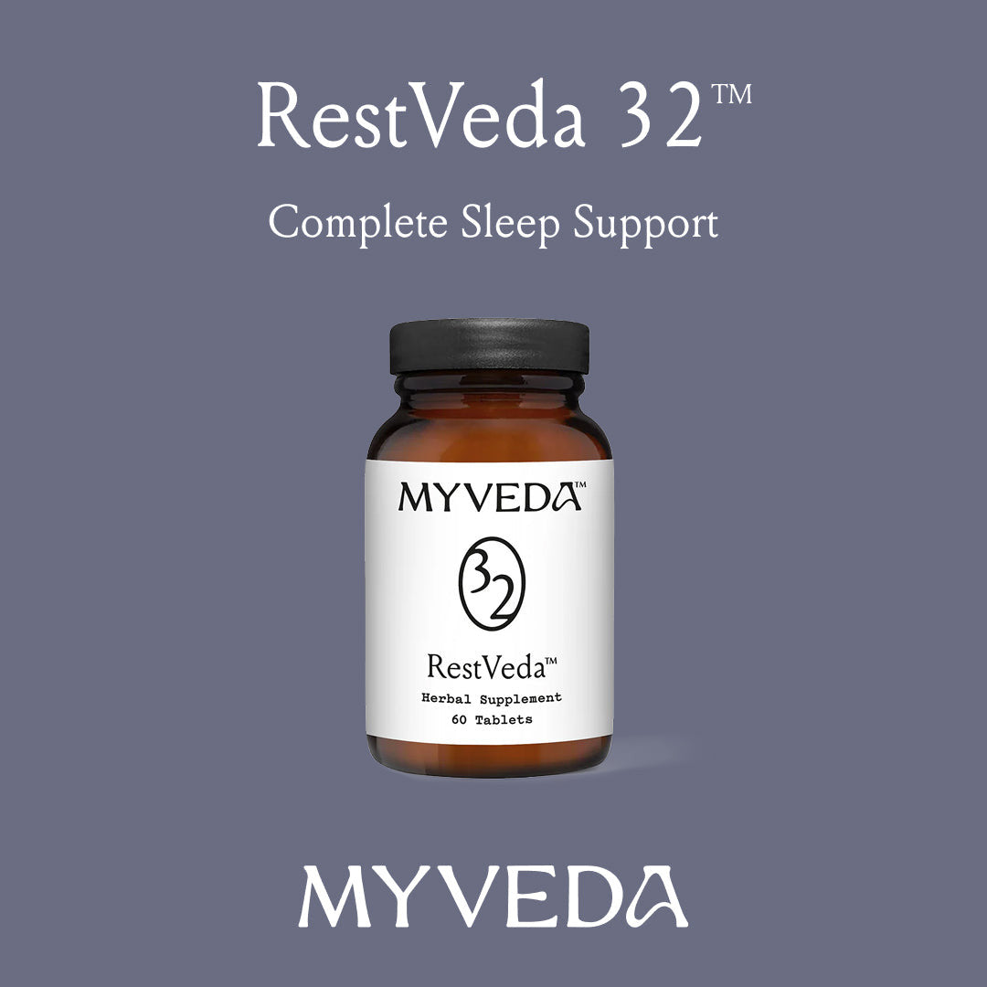 RestVeda 32™ — Ayurvedic Sleep Support