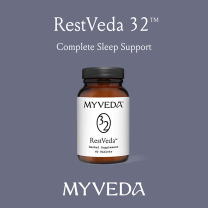RestVeda 32™ — Ayurvedic Sleep Support