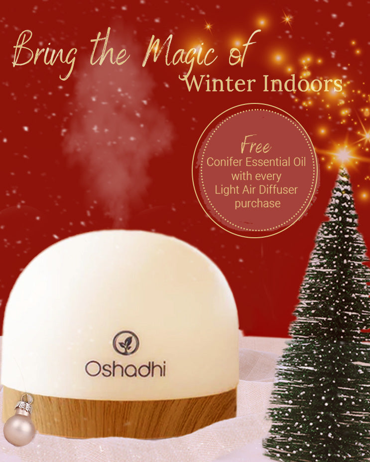 Light Air Diffuser & Free Conifer Essential Oil with Purchase